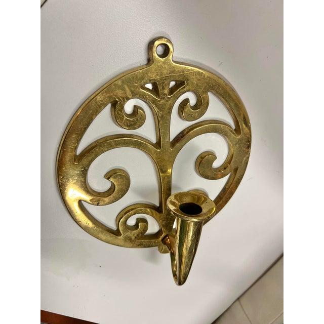 Vintage Circular wall candle sconce. This wall sconce adds elegant character as it brightens to your space. This will fit...