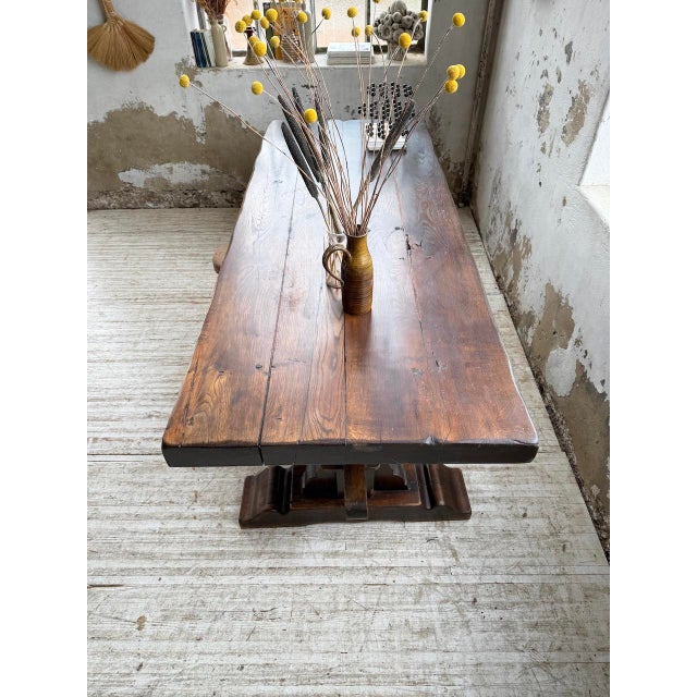Oak Monastery Table, 19th Century For Sale - Image 12 of 18