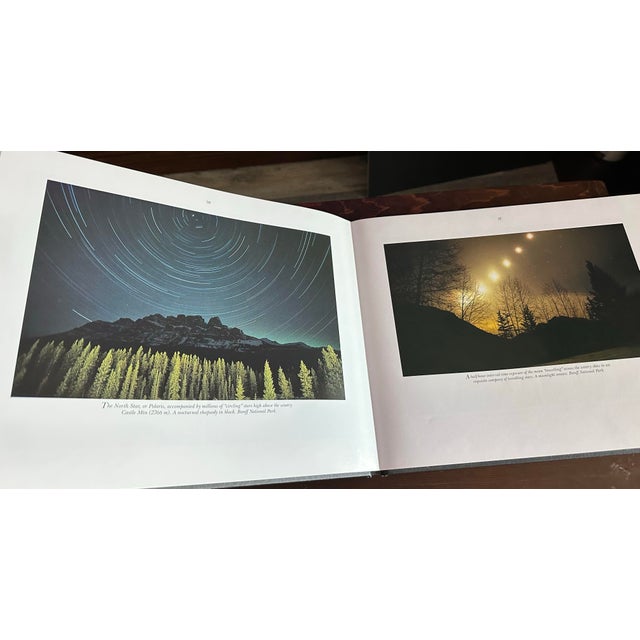 Black Vintage 1995 Black & Gold Coffee Table Book: Eternal Rockies For Sale - Image 8 of 12