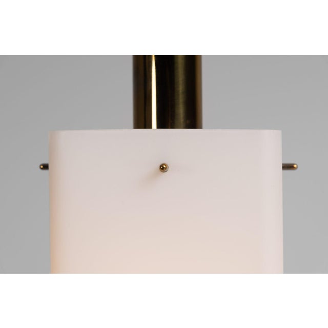 Vintage Italian Pendant Lamp in Brass and Glass from Stilnovo, 1960s For Sale - Image 6 of 16
