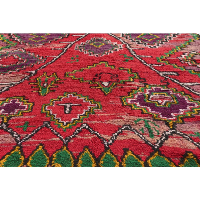 Late 20th Century Vintage Talsint Moroccan Rug, 04'06 X 10'11 For Sale - Image 5 of 10