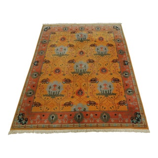 Arts & Crafts Hand Woven Wool Approx. 8 X 10 Rug For Sale