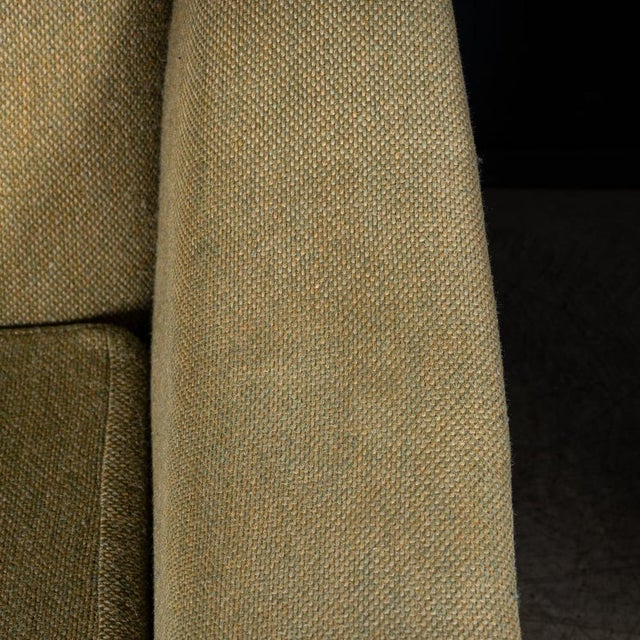 English Olive Green Upholstered Armchairs, 1960s, Set of 2 For Sale - Image 9 of 18