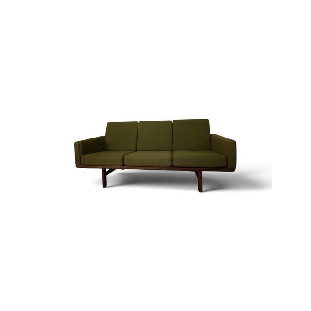 Vintage Ge 236 Three-Seater Sofa by Hans J. Wegner for Getama, Denmark, 1960s For Sale - Image 9 of 9
