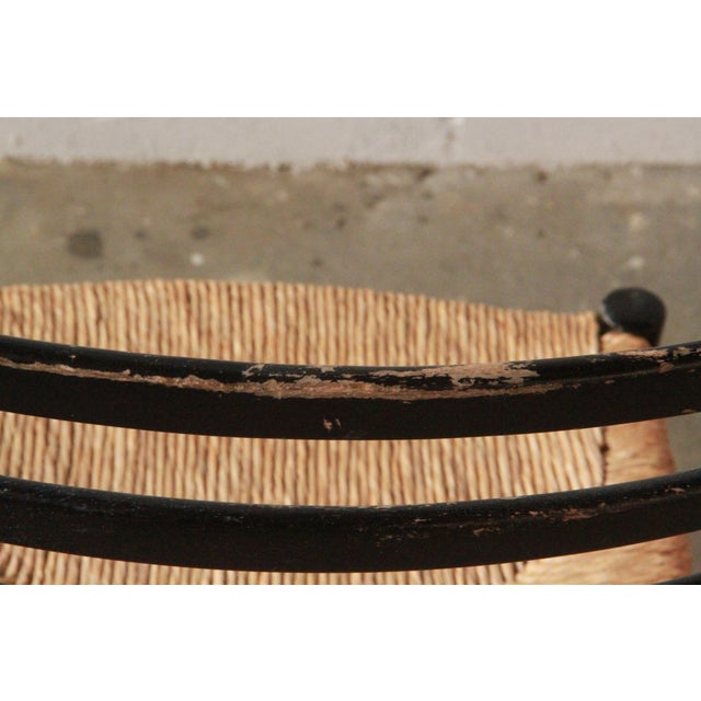 Italian Papercord Dining Chairs, 1950s, Set of 4 For Sale - Image 10 of 18