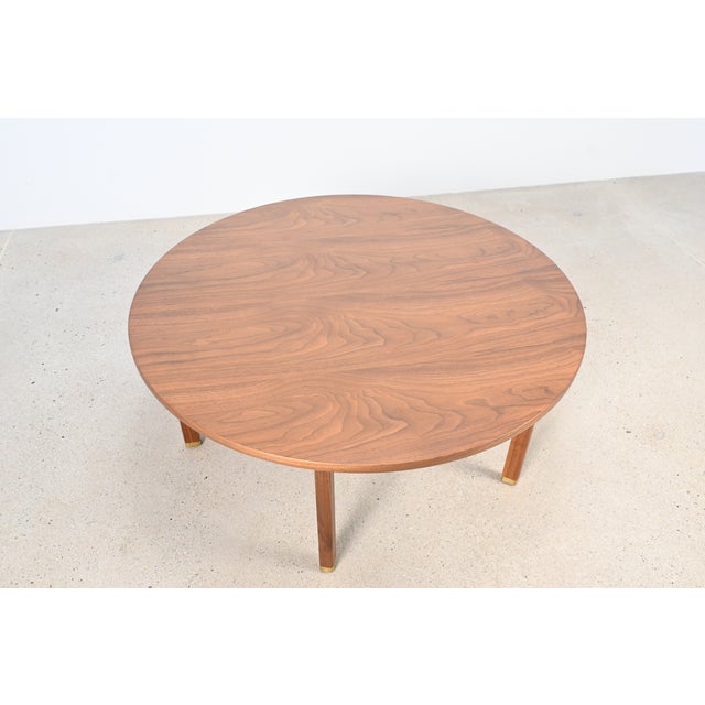 Wood Mid-Century Modern Walnut Coffee Table by Edward Wormley for Dunbar For Sale - Image 7 of 13