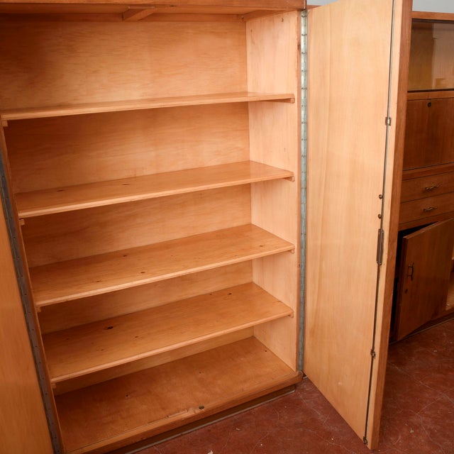 Art Deco Secretaire Bookcase, 1940s For Sale - Image 16 of 18