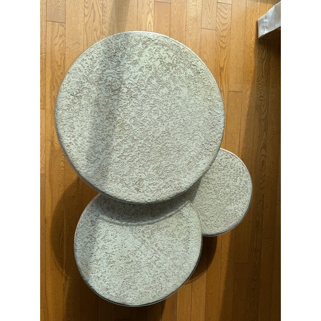 1980 Nested Mushroom Tables - Set of 3 For Sale - Image 4 of 7