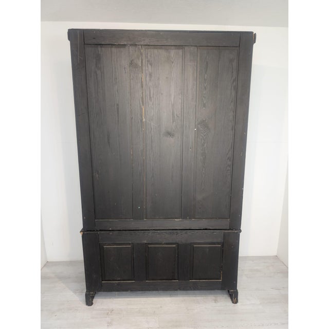 Art Nouveau Glazed Display Cabinet in Wood, 1930s For Sale - Image 12 of 14