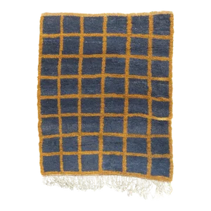 Vintage Swedish Rug 4'1'' x 4'10''