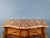 Louis XIV Style Curved Chest of Drawers with Inlays, Gilded Bronze Finishes and Marble Top For Sale - Image 5 of 8