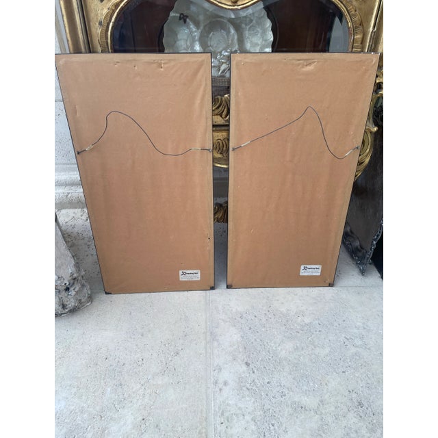 Pair of Vintage Chinese Silk Embroidery Panel Framed For Sale In Miami - Image 6 of 10