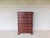 Henkel Harris Mahogany Georgian Style Chest on Chest For Sale - Image 9 of 14