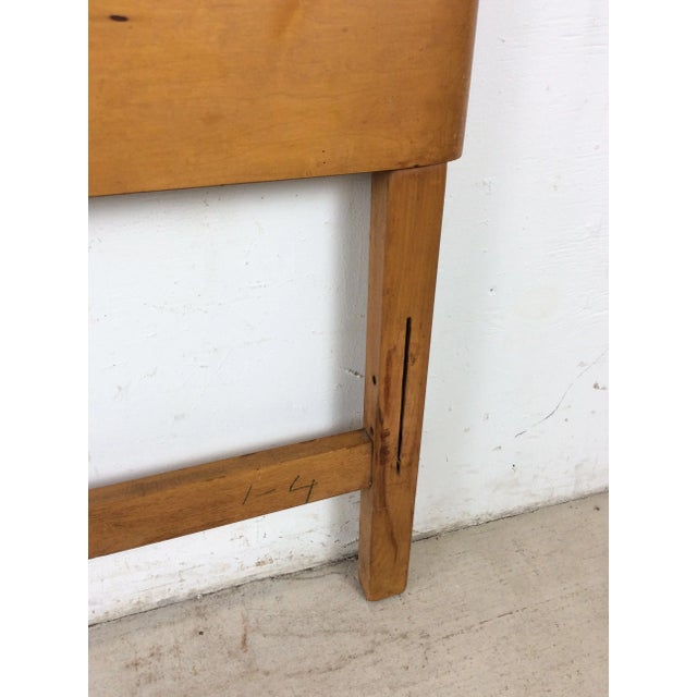 1960s Mid Century Modern Headboard & Footboard by Heywood Wakefield For Sale - Image 5 of 12