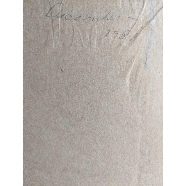 Vintage Original Apple Still Life Painting Signed For Sale - Image 14 of 14