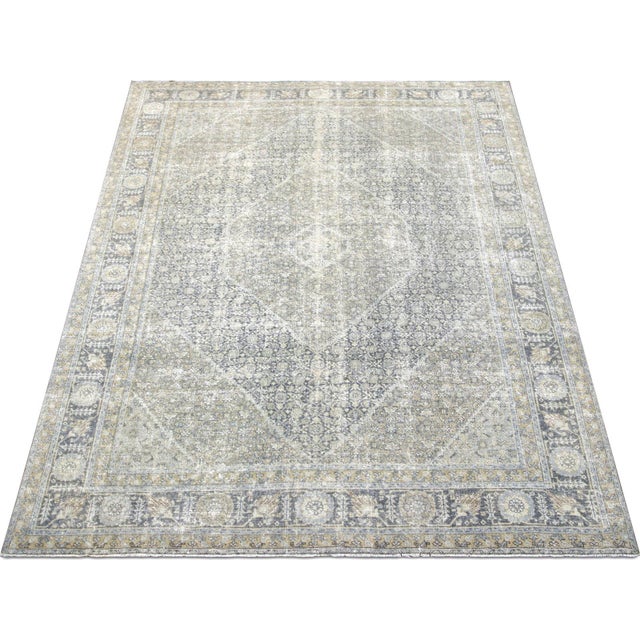 1940s 1940s Persian Tabriz Rug For Sale - Image 5 of 6