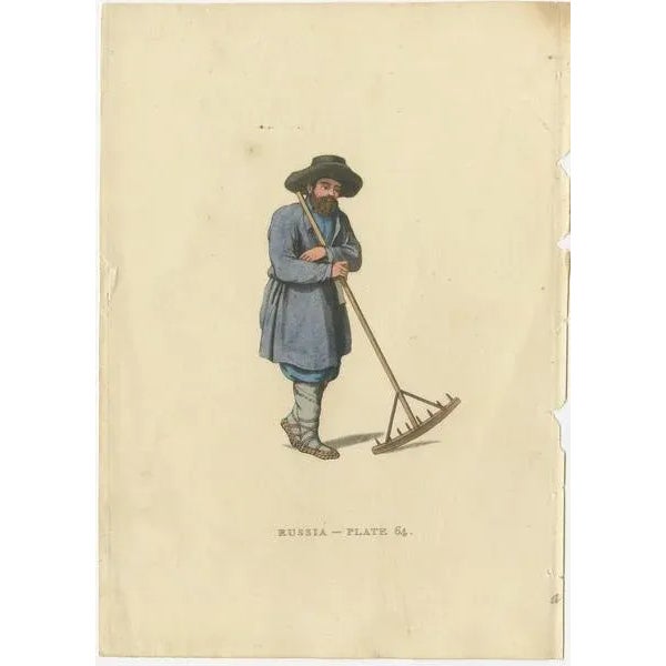 These original antique images are hand-colored and from the publication "Picturesque Representations of the Dress and...