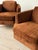 Mid-Century Modern Mid-Century Lounge Chair in Chocolate Chenille For Sale - Image 3 of 12