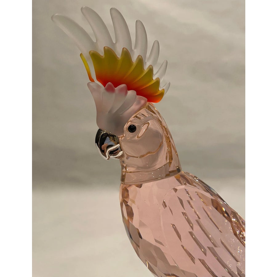 Swarovski Crystal Cockatoo Bird Figure | Chairish