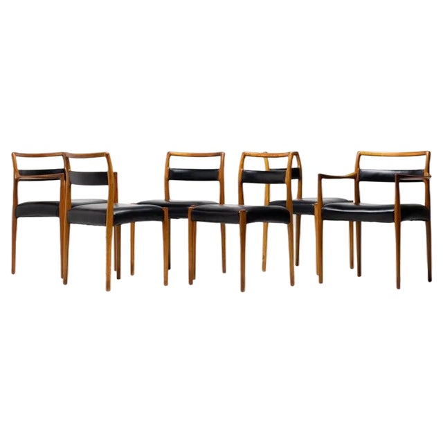 Model Dining Chairs from Kai Kristiansen, 1960, Set of 6 For Sale