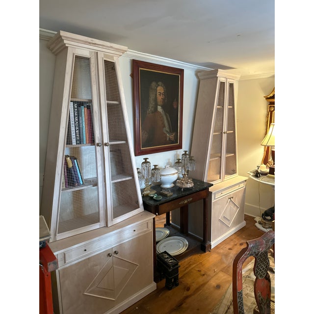 A Very Nice Obelisk Trapezoid Bookshelf or Etagere Made by Irwin and Lane For Sale - Image 12 of 12