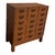1910s Antique Yawman & Erbe 18-Drawer Library Card Catalog Cabinet, Circa 1910s For Sale - Image 5 of 10