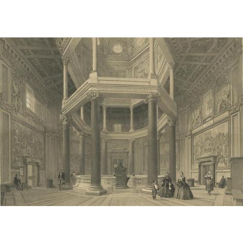 Mid 19th Century After Bayot, Baptistery of Constantine, Lateran, Rome, 1869, Lithograph For Sale - Image 5 of 11