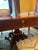 Chestnut Beautiful Dining Room Table With 6 Chairs, 2 Arm Chairs and Breakfront For Sale - Image 8 of 15