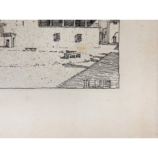 Collection of Late 19th Century Architectural Drawing - Set of 5 For Sale - Image 4 of 9