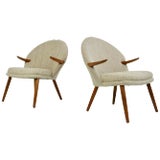 Kurt Olsen Danish Teak Lounge Chairs - a Pair For Sale