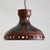 Mid-Century Modern Danish Maroon Ceramic Pendant Light, 1960s For Sale - Image 3 of 9