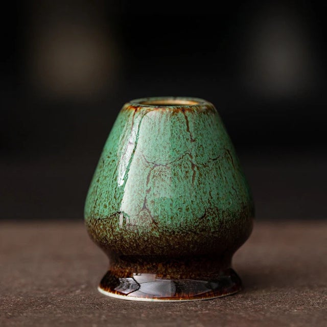 Colorful Ceramic Matcha Set - Green For Sale - Image 10 of 10