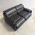 Vintage Two-Seater Sofa in Black Leather by Dreipunkt, 1970s For Sale - Image 5 of 17