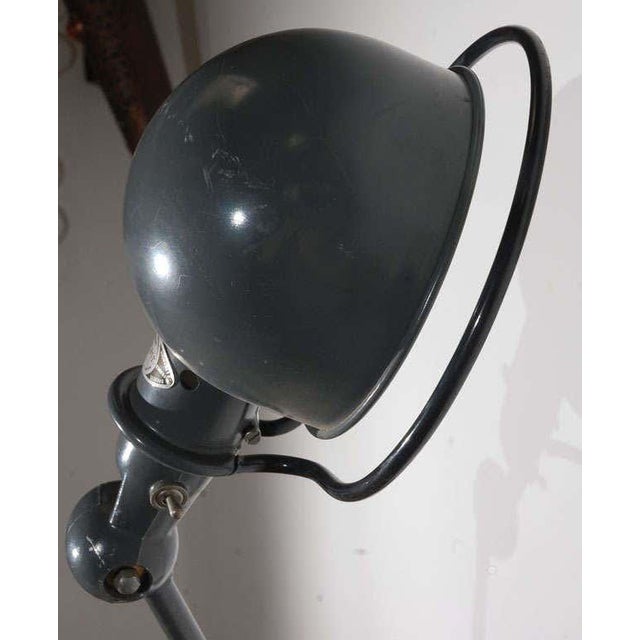 Vintage French Industrial Metal Lamp by Jean-Louis Domecq for Jielde Factory For Sale - Image 10 of 12