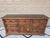 Spanish Revival Vintage Traditional Solid Wood 9-Drawer Dresser / Credenza With Glass Top For Sale - Image 3 of 13
