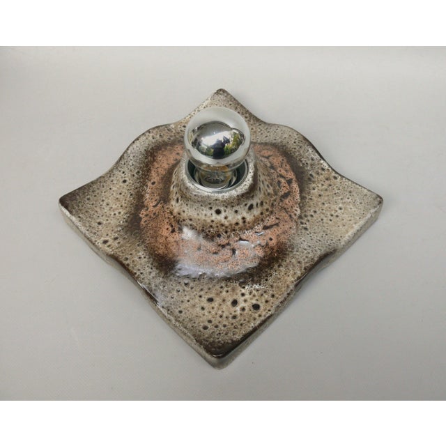 Wall Lights in Ceramic and Fat Lava by Martin Müller, 1970s, Set of 2 For Sale - Image 10 of 18