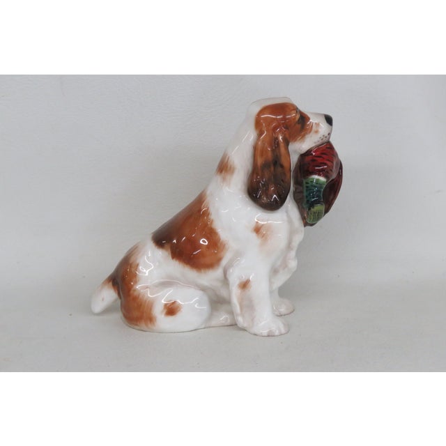 Mid 20th Century Royal Doulton Hn1029 Springer Spaniel With Pheasant Figurine 4674b For Sale - Image 5 of 11