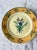Mustard Early 19th Century Quimper France Hand-Painted Butter Yellow, Mustard, Bird and Blue Floral Plates - Set of 3 For Sale - Image 8 of 8