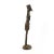 Contemporary Mid 20th Century African Metal Figure For Sale - Image 3 of 9