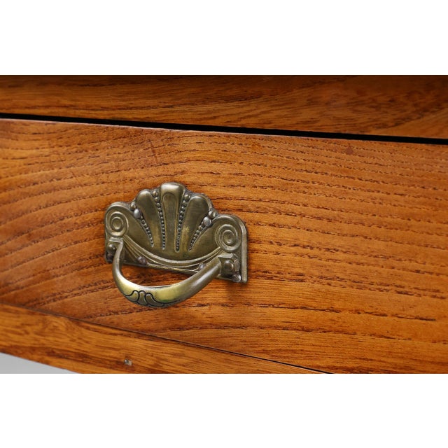 Art Deco French Night Stand with Blue Stone Top, 1920s For Sale - Image 4 of 12