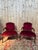 Brown Louis XV Armchairs in Carved Wood and Burgundy Velvet, Set of 2 For Sale - Image 8 of 8