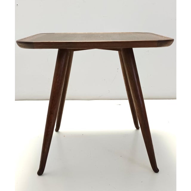 1940s Vintage Italian Oak Coffee Table by Paolo Buffa, 1940s For Sale - Image 5 of 13