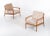 Folke Ohlsson Set of Usa-75 Armchairs attributed to Folke Olsson for Dux, Sweden, 1960s For Sale - Image 4 of 12