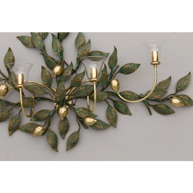 Large Sculptural Sconce with Bronze Patina attributed to Hans Möller, 1970s For Sale - Image 6 of 13
