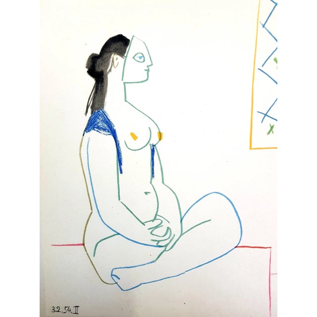 after Pablo Picasso - The Human Comedy - Lithograph Signed and dated in the plate Dimensions: 32 x 24 cm This artwork is a...