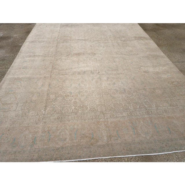 Galerie Shabab Collection Mid-20th Century Persian Mahal Accent Carpet For Sale In New York - Image 6 of 8