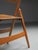 Wood Folding Chairs in Beech and Metal attributed to Egon Eiermann, Germany, 1950s For Sale - Image 7 of 11