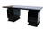 Art Deco Style Desk in Black Piano Lacquer, 1950s For Sale - Image 10 of 11