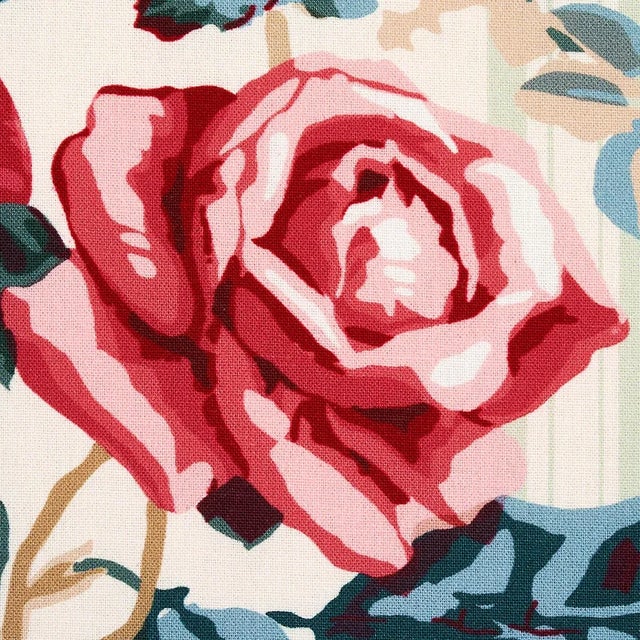 Contemporary Sample - Schumacher x Johnson Hartig Margaret Ruth Fabric in Document For Sale - Image 3 of 5