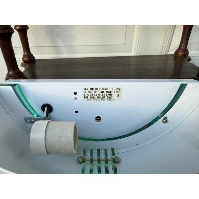 White Postmodern Sconce Light Fixture For Sale - Image 8 of 9